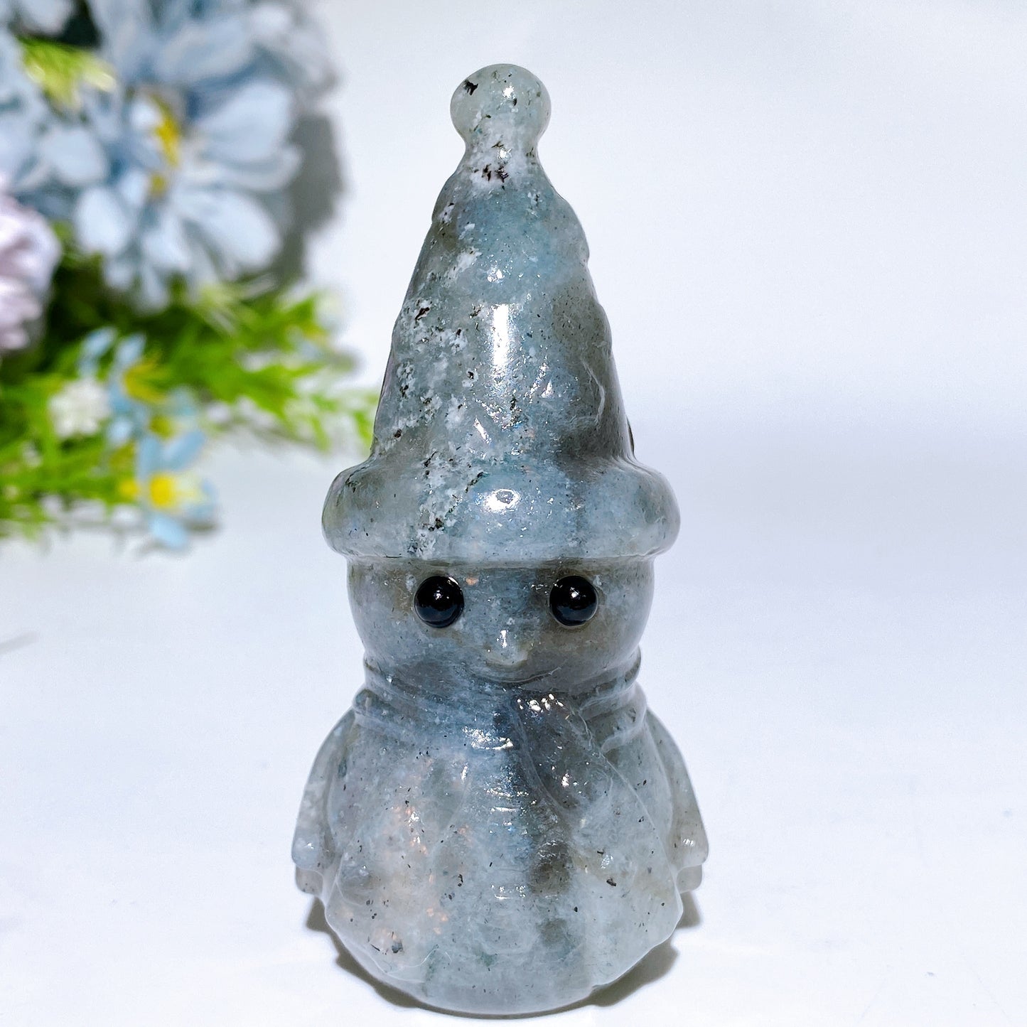 3.1" Crystal Snowman Carving Crystal Healing Bulk Wholesale