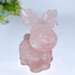 2.1" Crystal Reindeer Carving Crystal Healing Bulk Wholesale