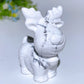 2.1" Crystal Reindeer Carving Crystal Healing Bulk Wholesale