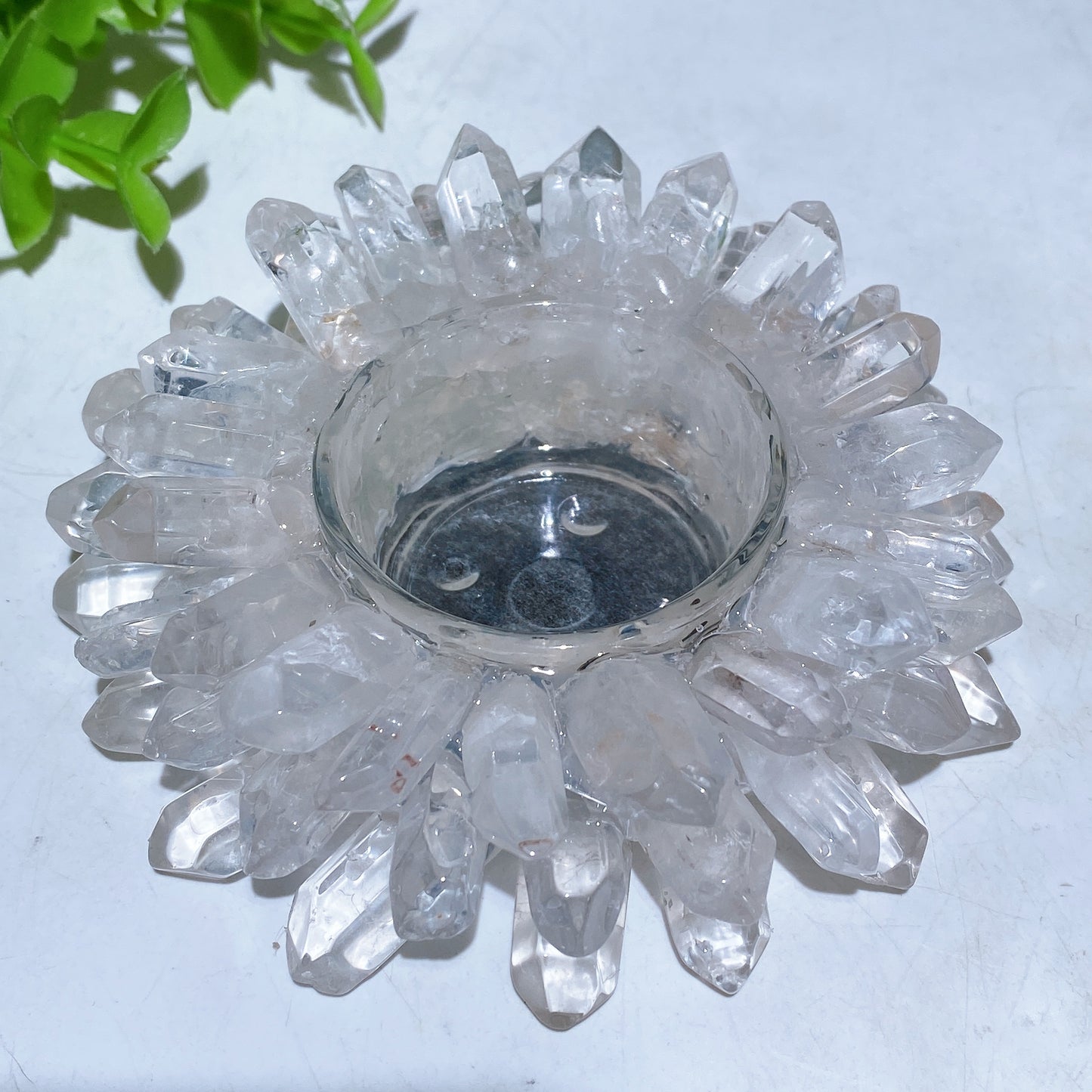 3.6" Crystal Candle Holder Crystal Healing Bulk Wholesale