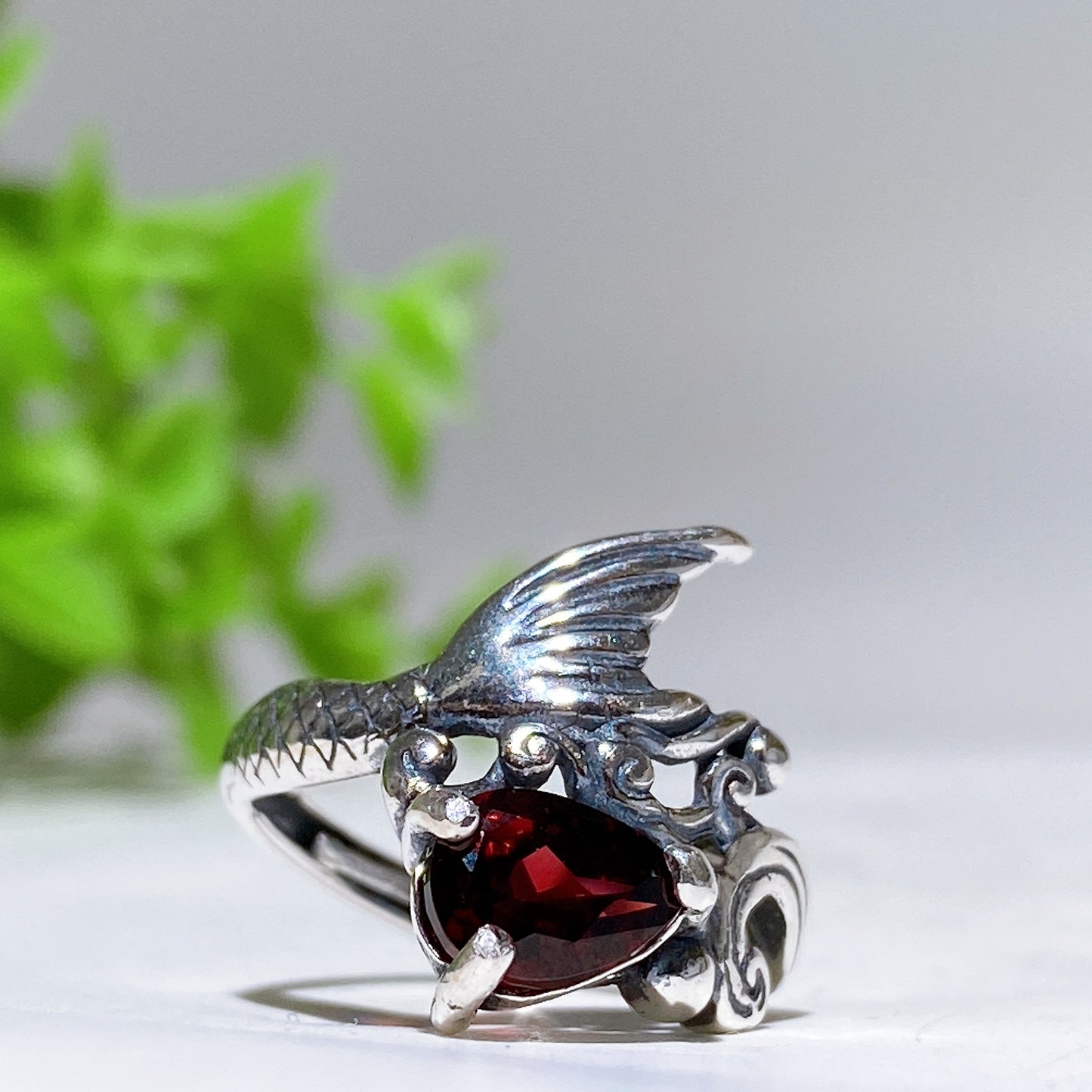 S925 Silver Crystal Ring Crystal Healing Bulk Wholesale