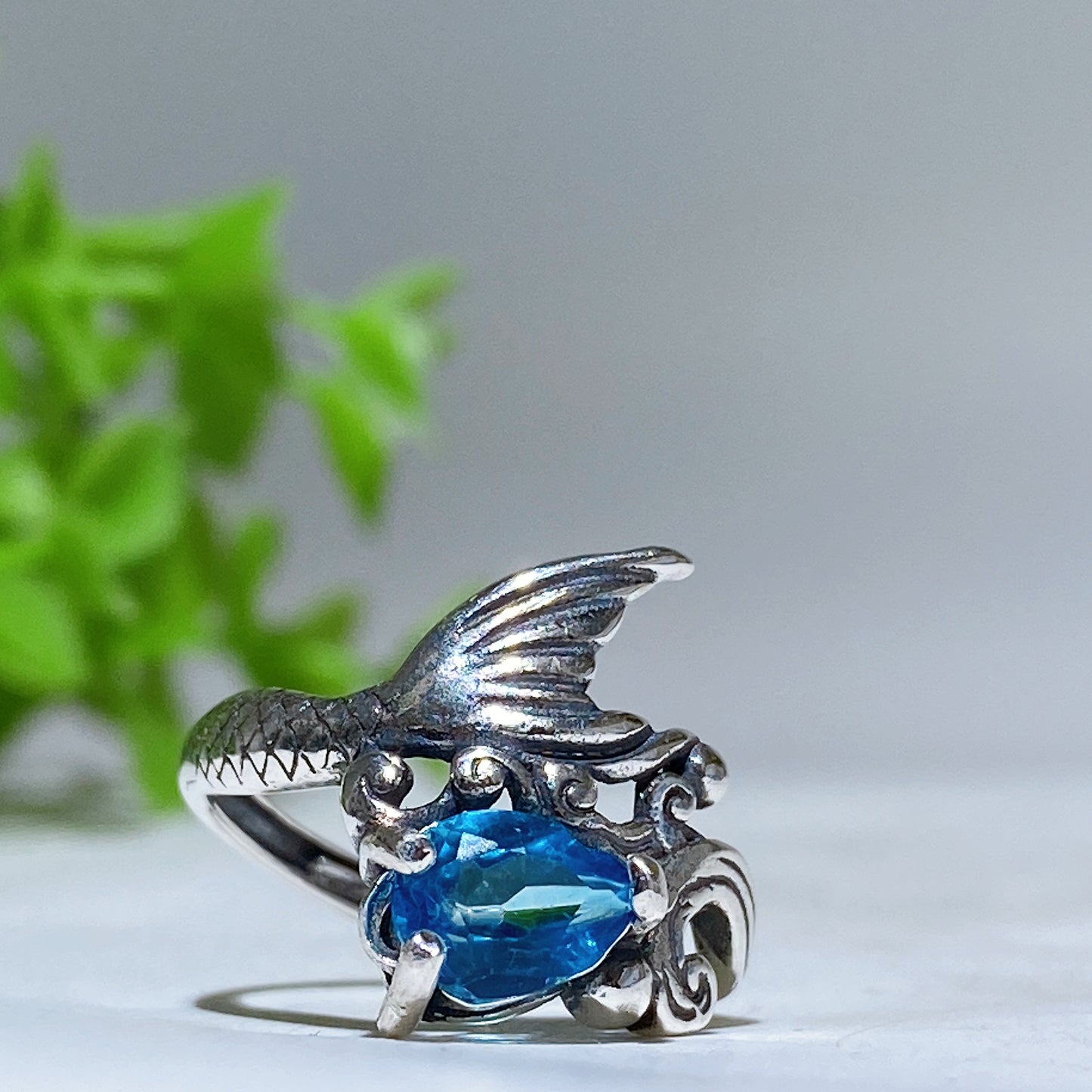 S925 Silver Crystal Ring Crystal Healing Bulk Wholesale