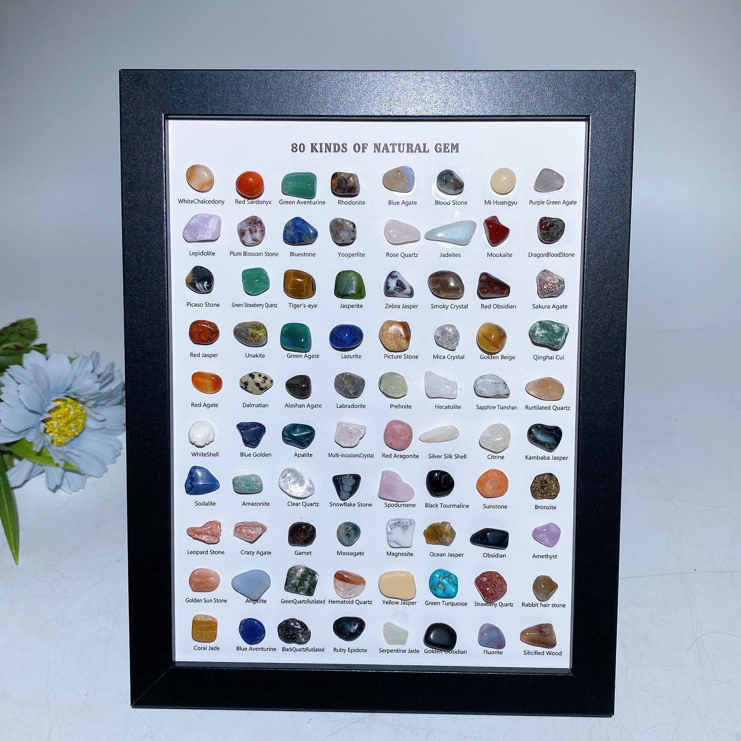 80 Kinds of Natural Gem Frame Crystal Healing Bulk Wholesale