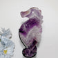 4.5" Mixed Crystal Sea Horse Hippocampus Carvings with Stand Bulk Wholesale