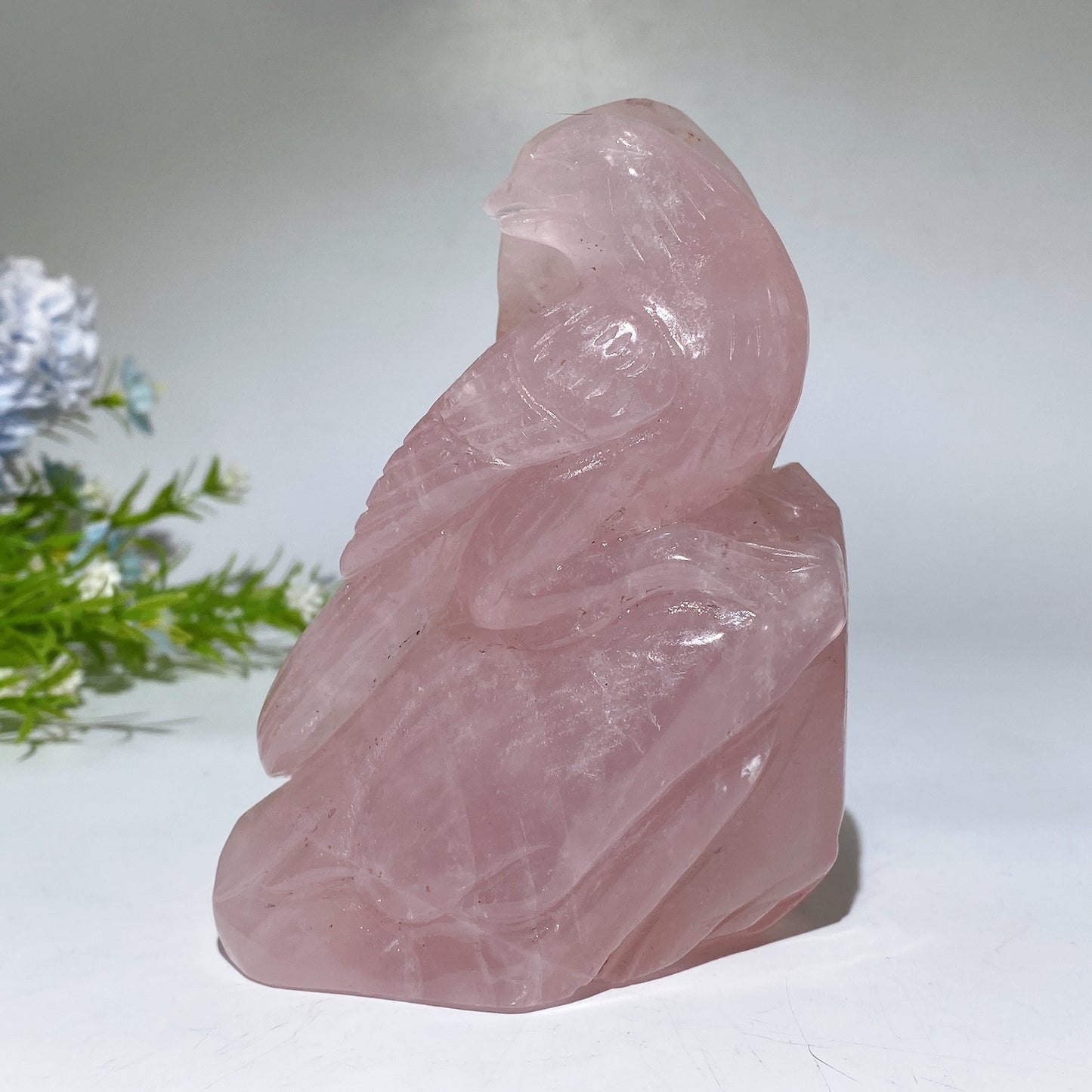 Unique Rose Quartz Carving Crystal Healing Bulk Wholesale