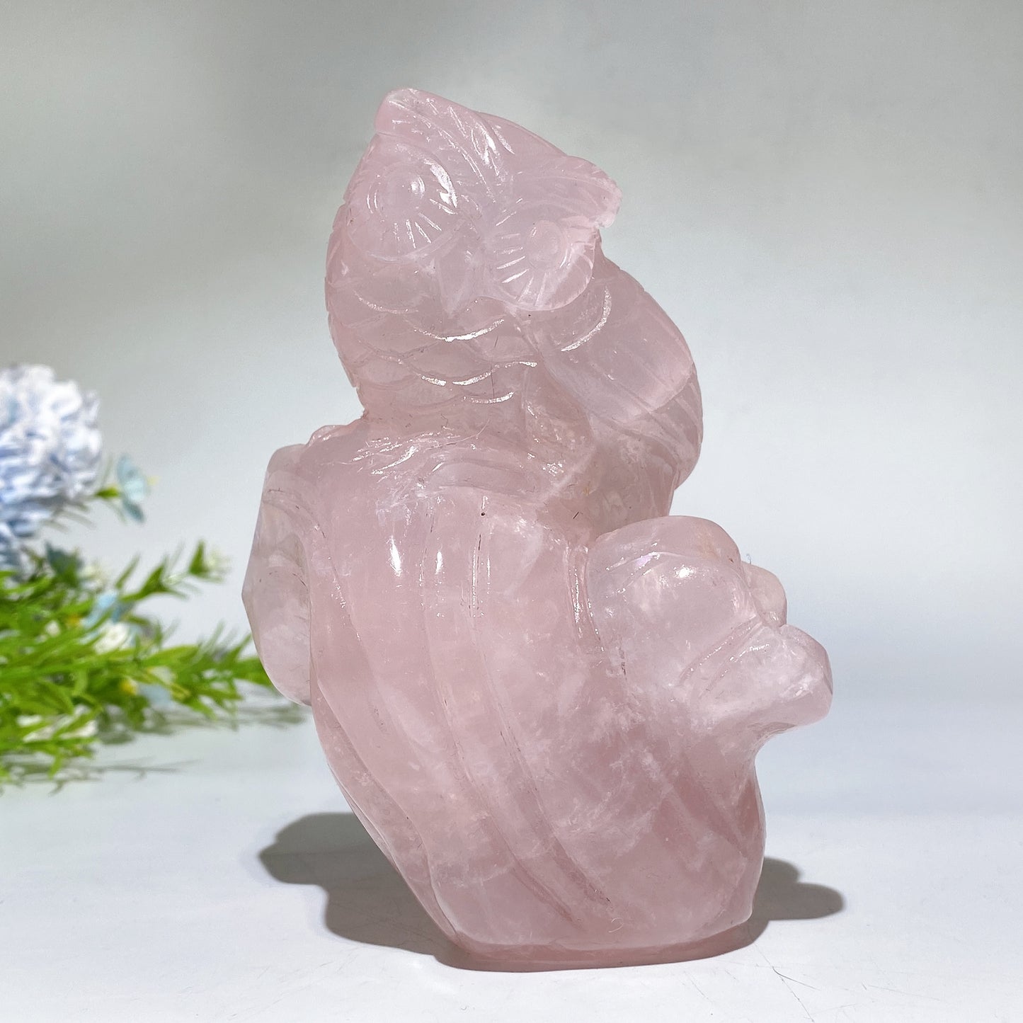 Unique Rose Quartz Carving Crystal Healing Bulk Wholesale