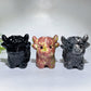 4.2"-4.6" Crystal Cattle Carving Crystal Healing Bulk Wholesale