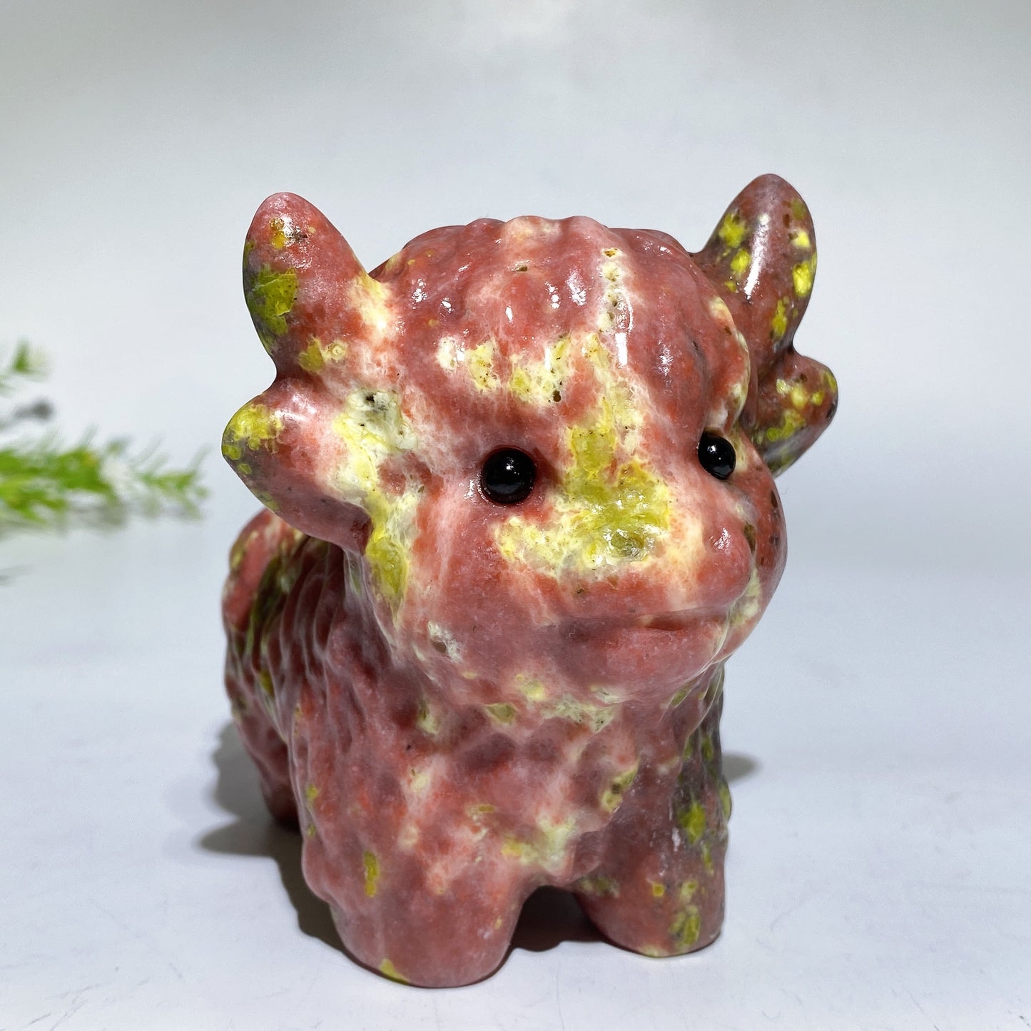 4.2"-4.6" Crystal Cattle Carving Crystal Healing Bulk Wholesale