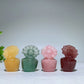 1.5" Crystal Flower Bonsai Carving Crystal Healing Bulk Wholesale