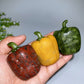 2.3" Crystal Sweet Pepper Vegetable Carving Crystal Healing Bulk Wholesale