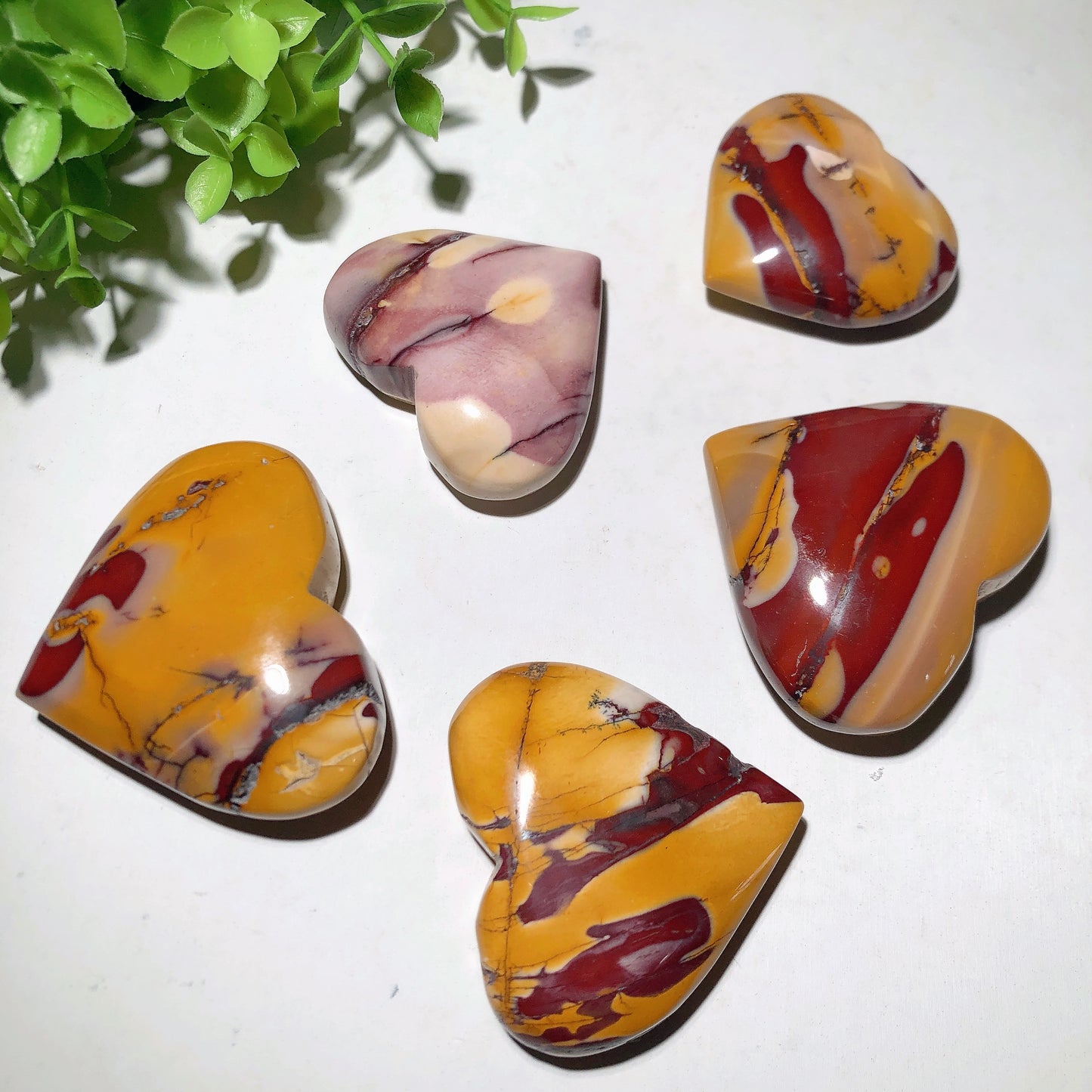 1.5"-3.0" Mookite Heart Crystal Healing Bulk Wholesale