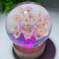 Resin Flower Sphere with Lamp Stand Bulk Wholesale