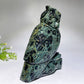 18cm Large Unique Kambaba Owl Carving Crystal Healing Bulk Wholesale