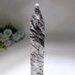 37cm Large Unique Black Tourmaline In Quartz Tower with Rainbow Crystal Healing Bulk Wholesale