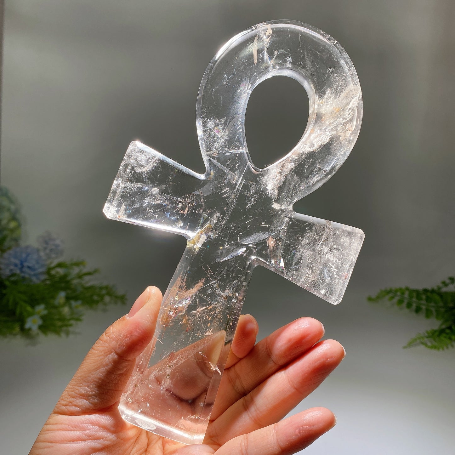 13-18cm Clear Quartz Anka Carving Crystal Healing Bulk Wholesale