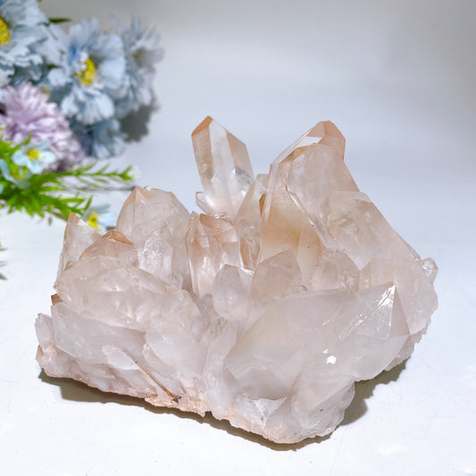 13cm Clear Quartz Cluster Specimen Crystal Healing Bulk Wholesale