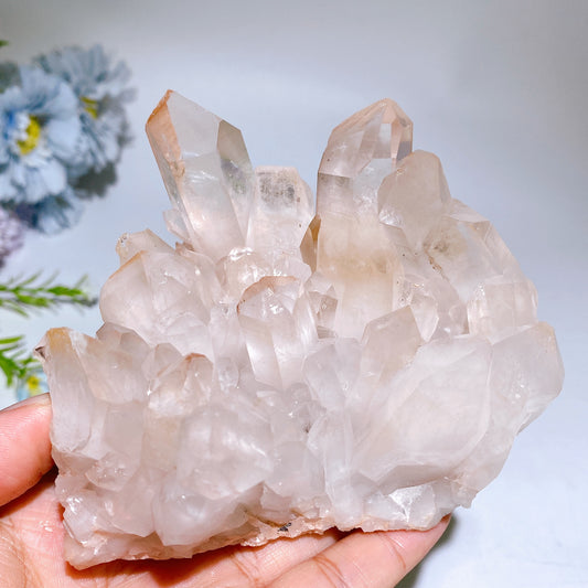 13cm Clear Quartz Cluster Specimen Crystal Healing Bulk Wholesale