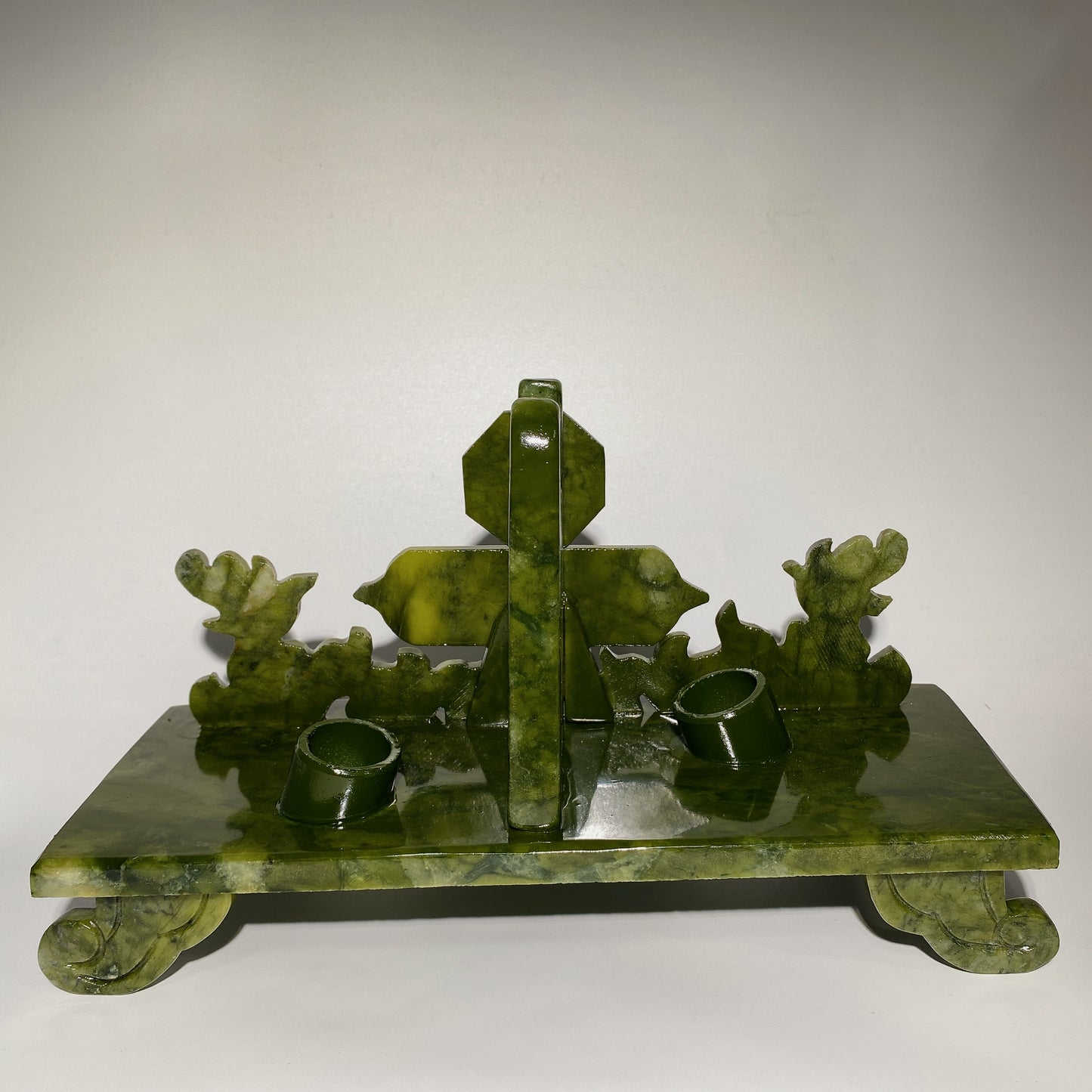 Large Serpentine Axe Carvings Set with Free Red Gift Box Crystal Healing Bulk Wholesale