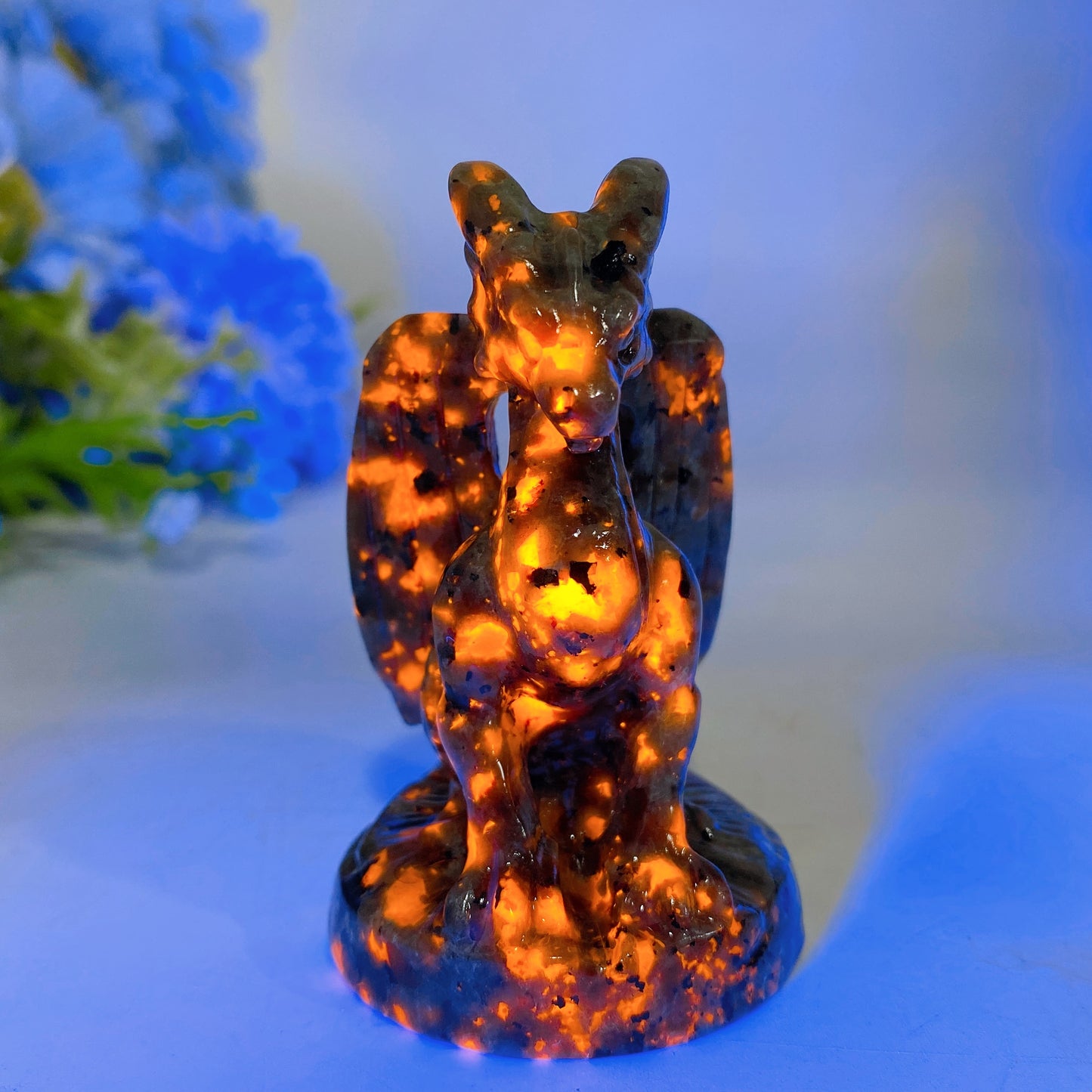 2.6" Crystal Dragon Carving Crystal Healing Bulk Wholesale
