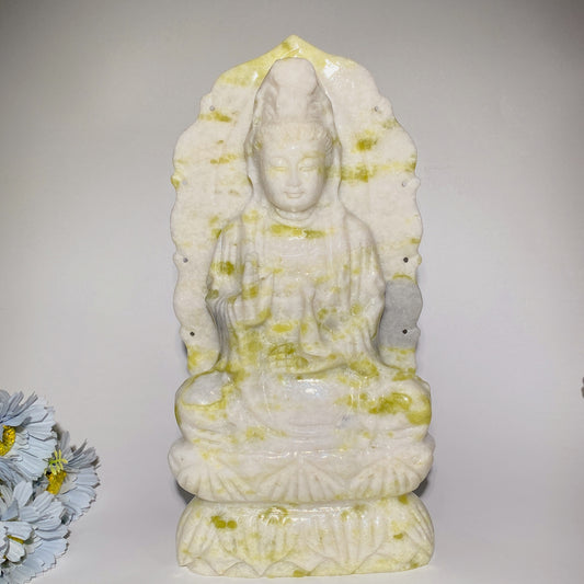 15-35cm Jade Guanyin Carvings Bulk Wholesale