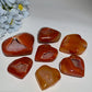 1.2"-3.0" Druzy Carnelian Heart Carvings Crystal Healing Bulk Wholesale