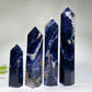 10-20cm Sodalite Point Tower Carving Crystal Healing Bulk Wholesale