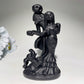 3.6"-4.6" Black Obsidian Yooperlite Jack Skelington Sally & Zero Dog Carvings Bulk Wholesale