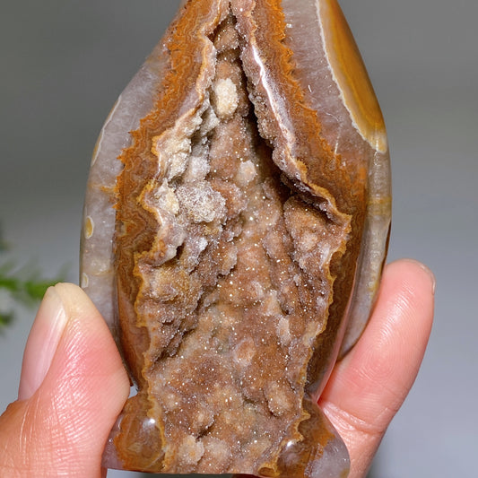 3.2" Unique Druzy Agate in Quartz Penguin Carving Crystal Healing Bulk Wholesale