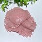 3.0"-4.1" Pink Opal Carvings Bulk Wholesale