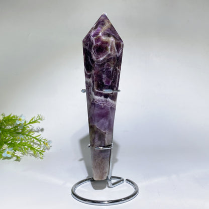 18-20cm Dream Amethyst Wand with Stand Crystal Healing Bulk Wholesale