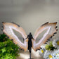 6.2" Crystal Wings with Stands Free Form Bulk WHolesale