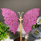 6.2" Crystal Wings with Stands Free Form Crystal Healing Bulk Wholesale