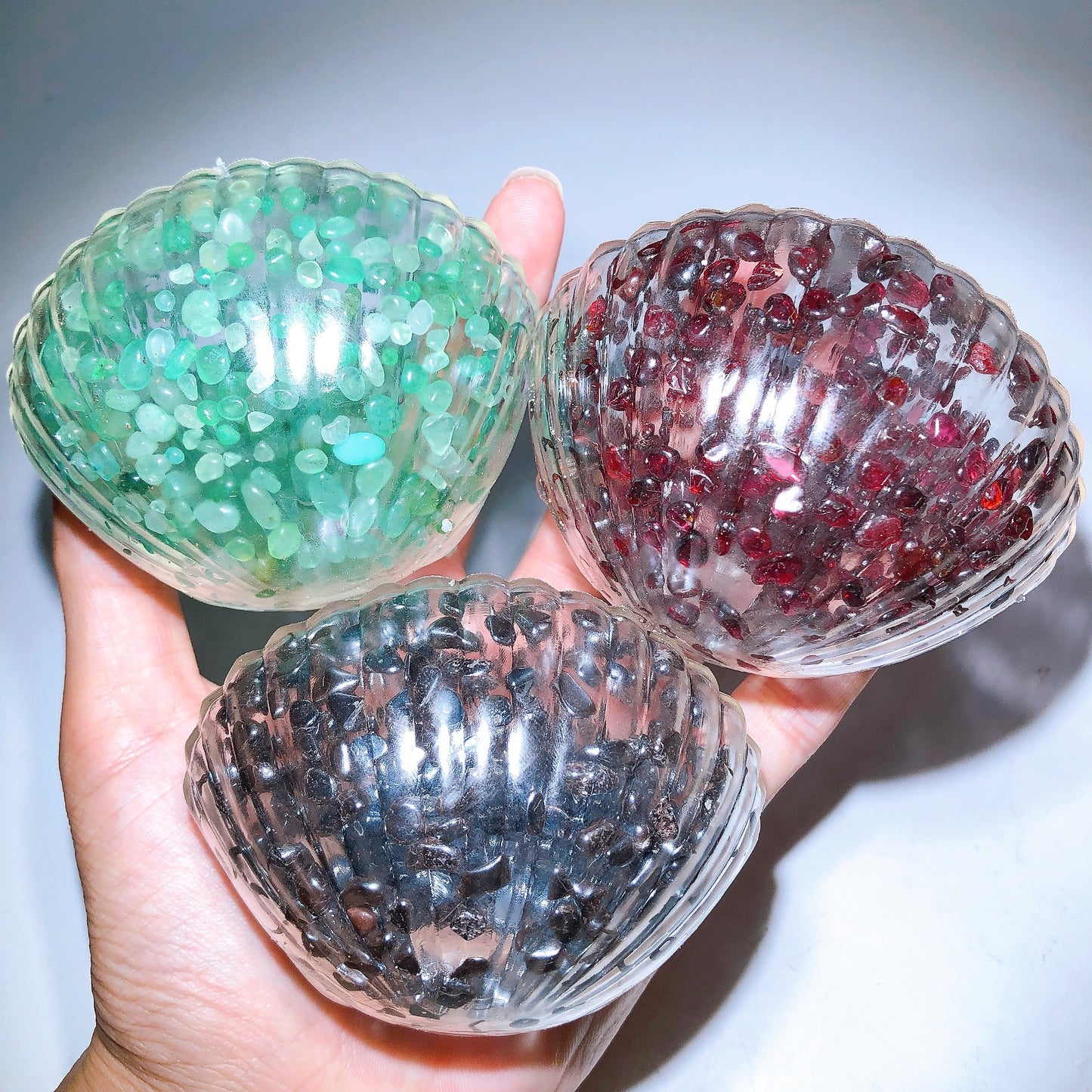 Crystal Chips Infused Squishy Toy Stress Relief Toy Wholesale