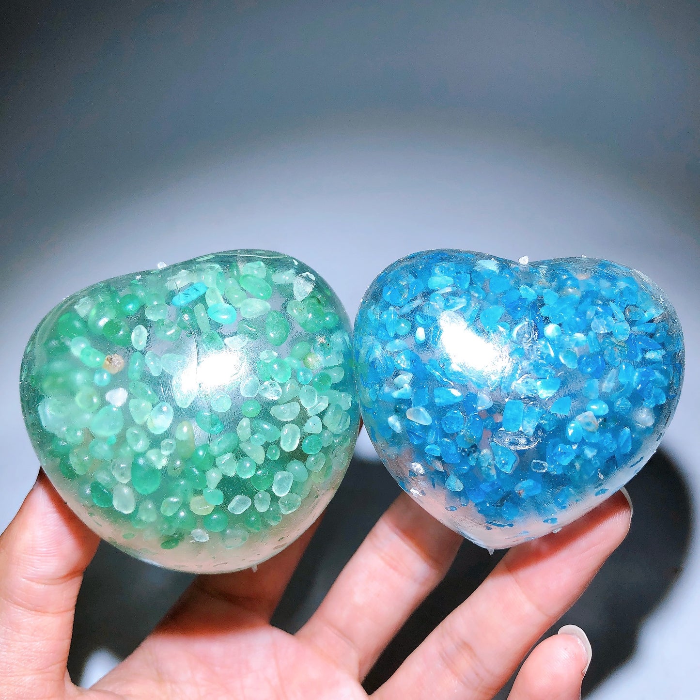 Crystal Chips Infused Squishy Toy Stress Relief Toy Wholesale
