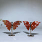 Ocean Jasper Butterfly Wings Carving with Stand Crystal Healing Bulk Wholesale