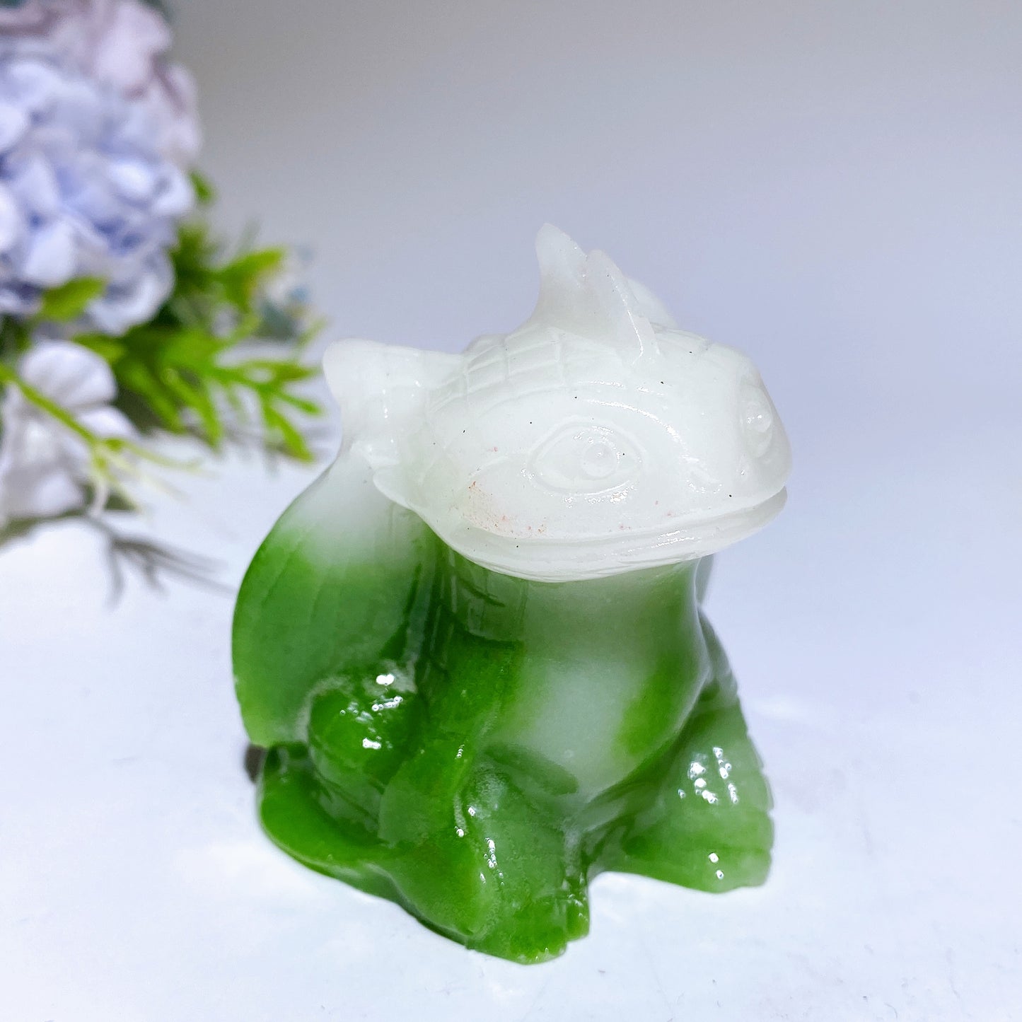 3.3" Luminous Mermaid Carving Crystal Carving Bulk Wholesale