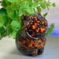 2.0" Mixed Crystal Cat Carvings Bulk Wholesale