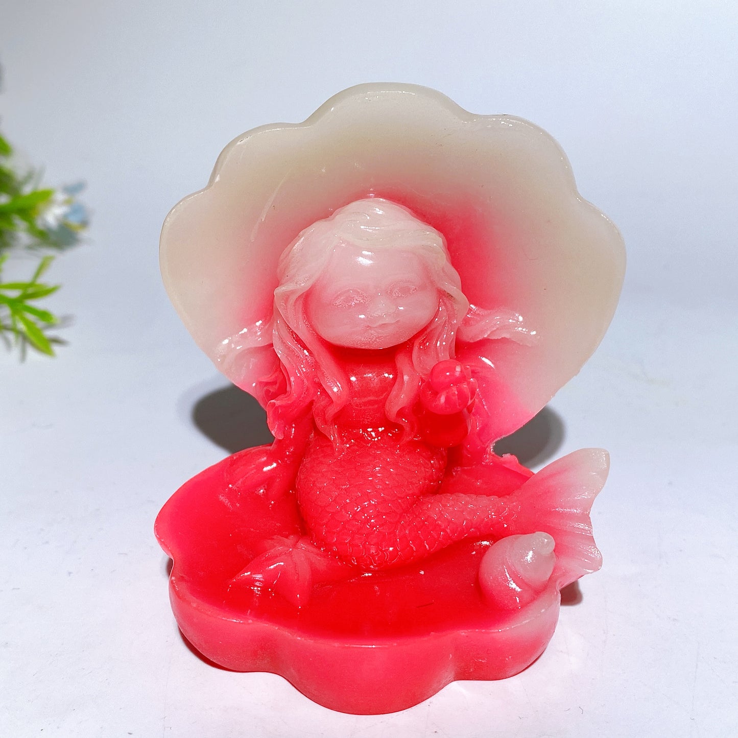3.3" Luminous Mermaid Carving Crystal Carving Bulk Wholesale