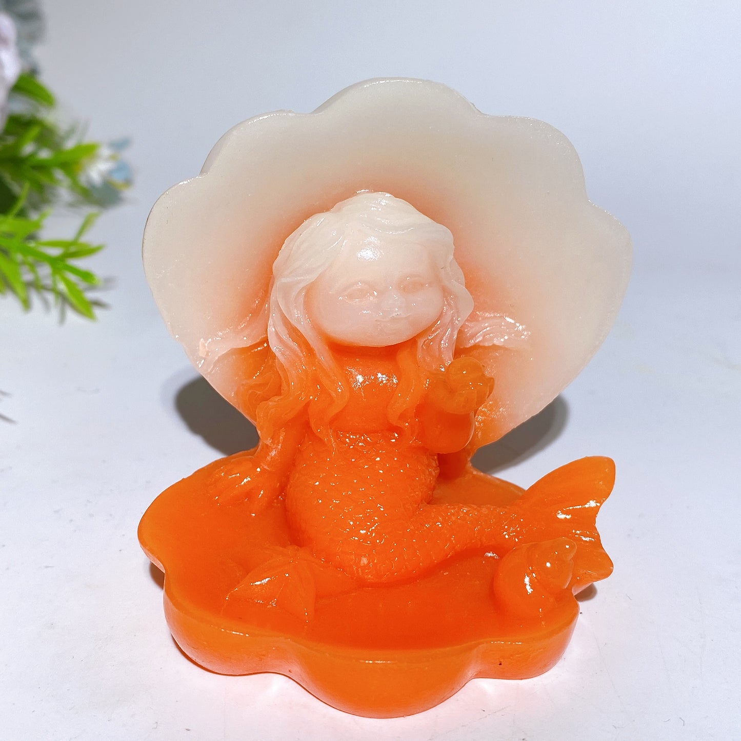 3.3" Luminous Mermaid Carving Crystal Carving Bulk Wholesale