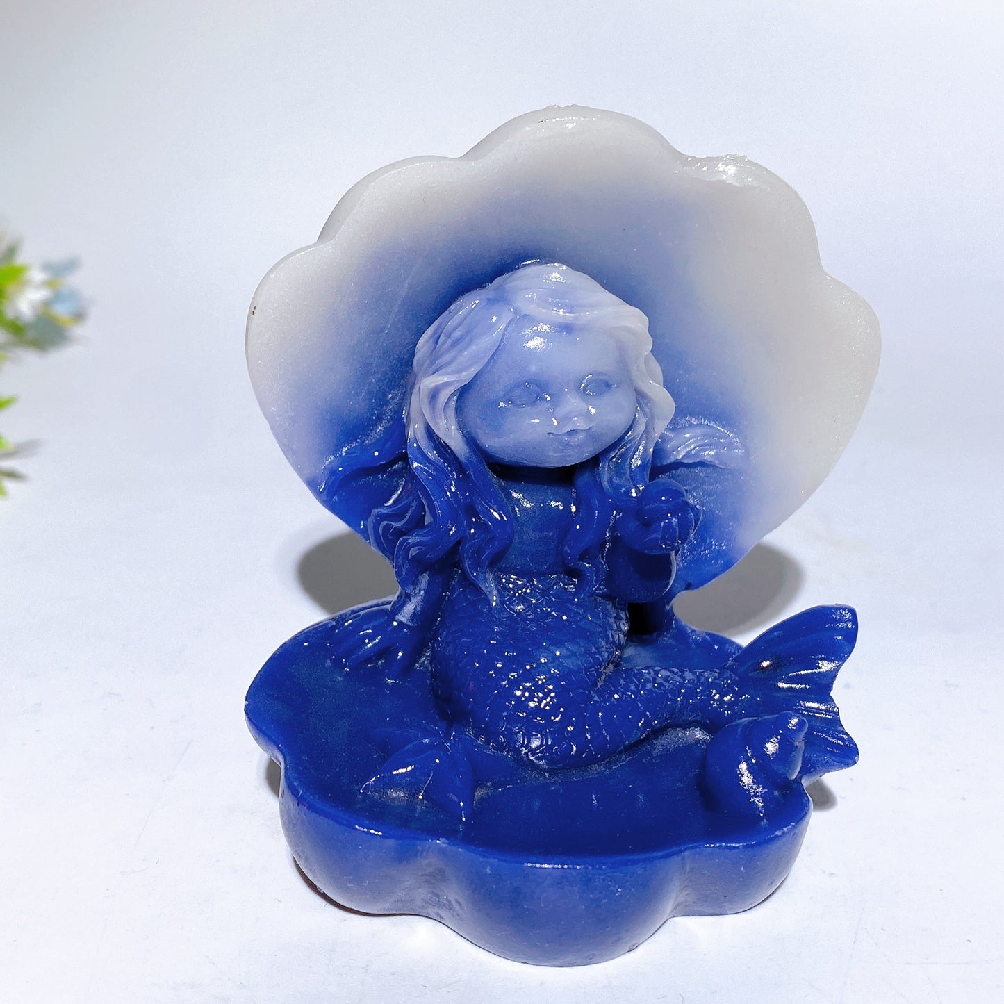 3.3" Luminous Mermaid Carving Crystal Carving Bulk Wholesale