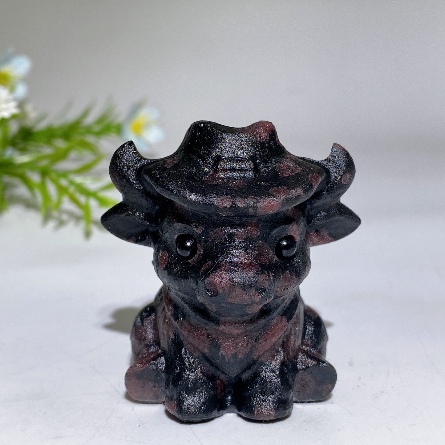 2.0" Highland Cow Carving Crystal Healing Bulk Wholesale