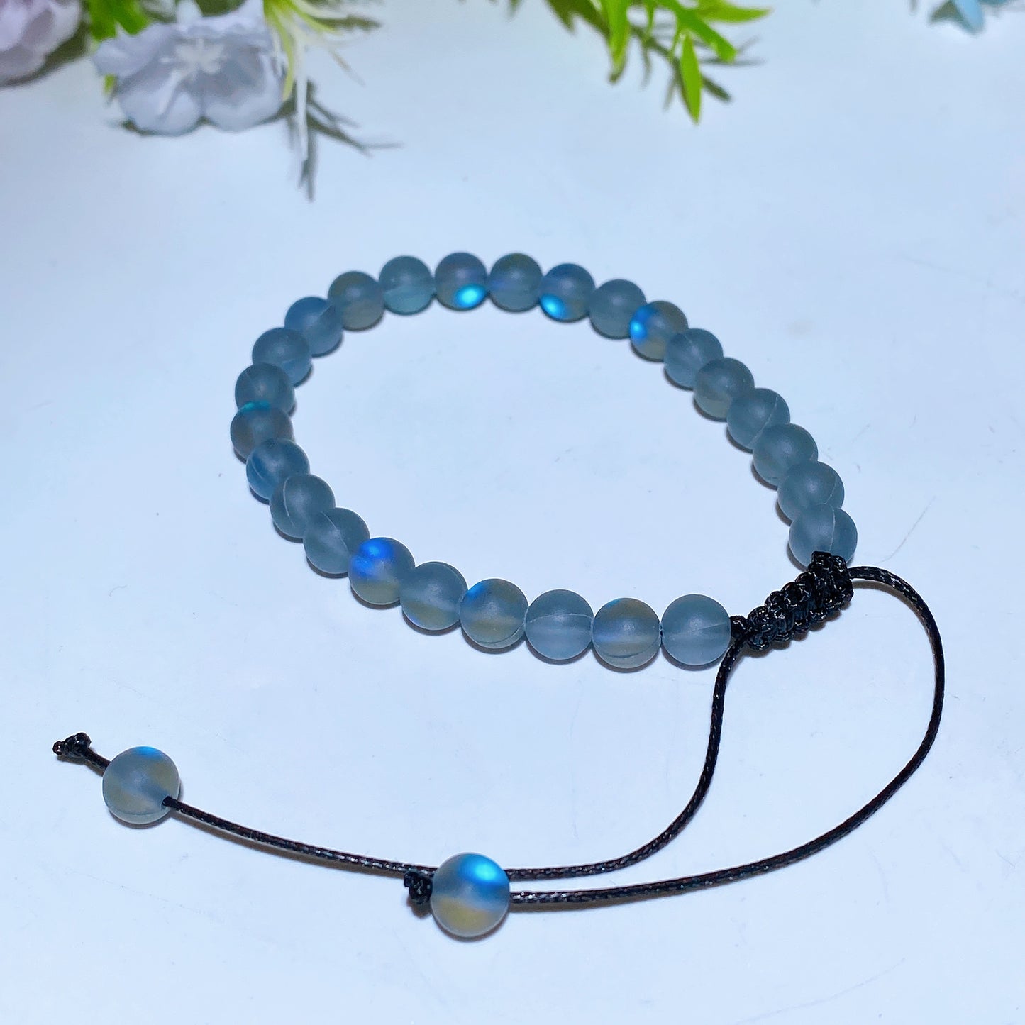 65mm Adjustable Aura Glass Bracelet Crystal Healing Bulk Wholesale