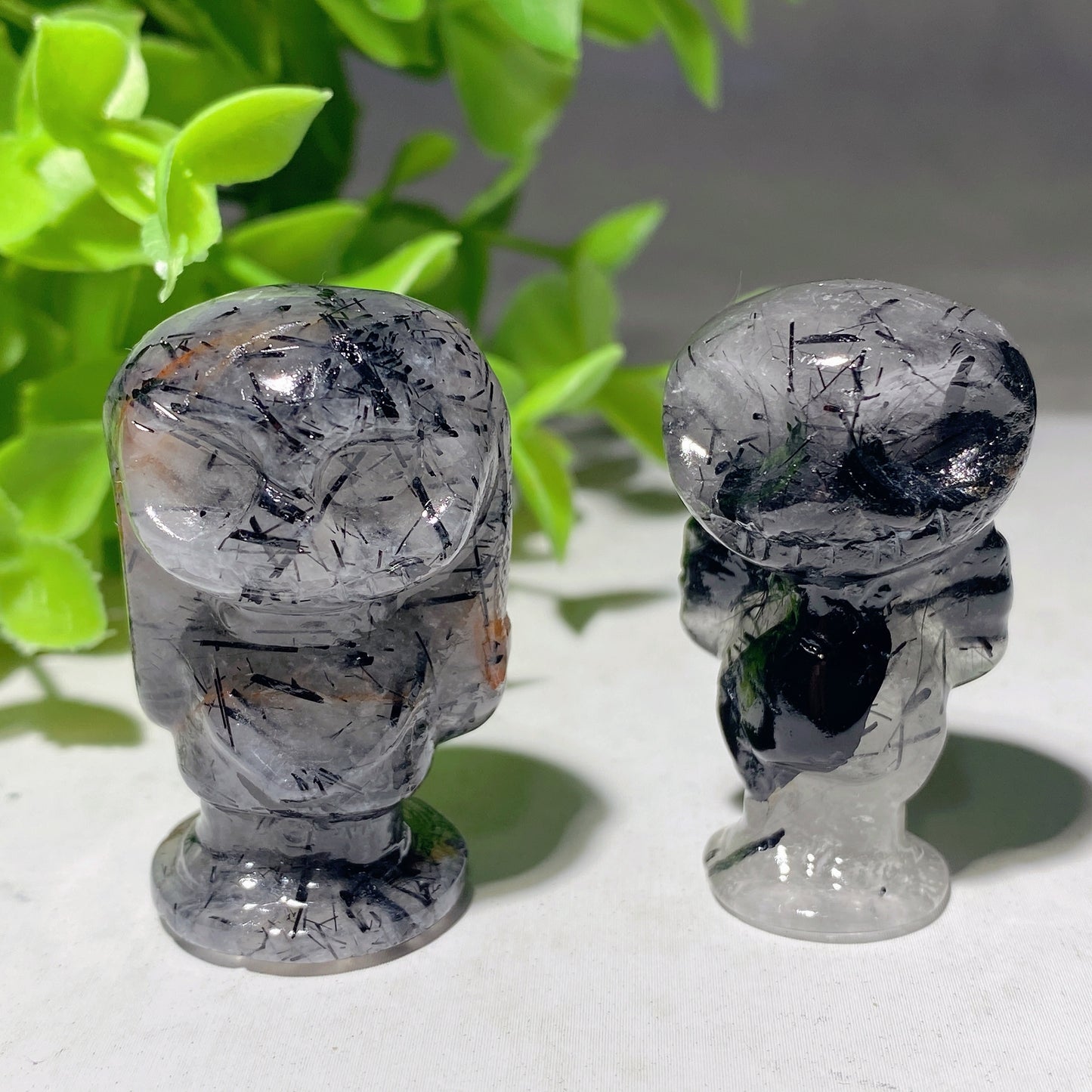 1.2"-1.7" Black Tourmaline Mini Carvings Crystal Healing Bulk Wholesale