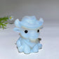 2.0" Highland Cow Carving Crystal Healing Bulk Wholesale