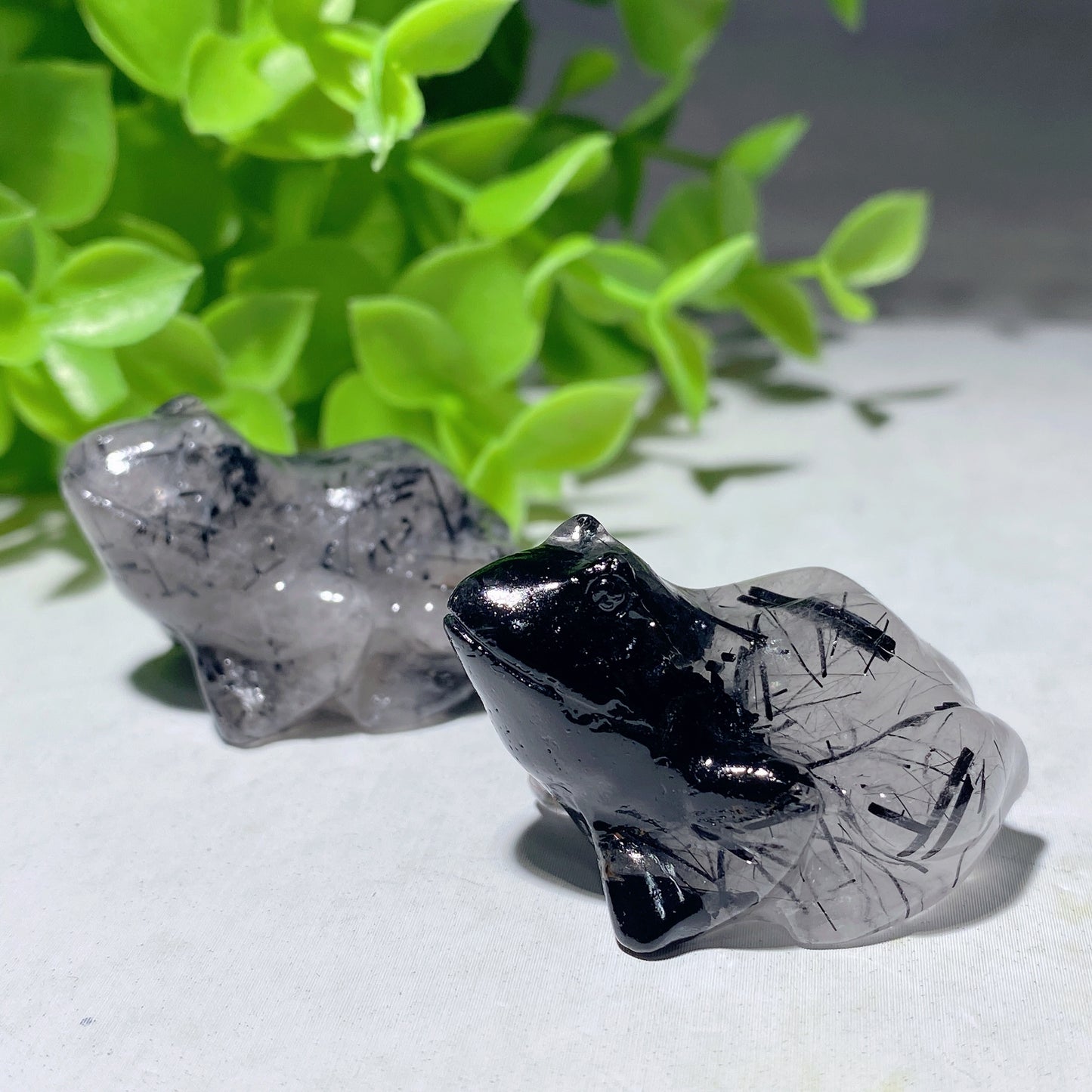 1.2"-1.7" Black Tourmaline Mini Carvings Crystal Healing Bulk Wholesale