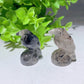 1.2"-1.7" Black Tourmaline Mini Carvings Bulk Wholesale