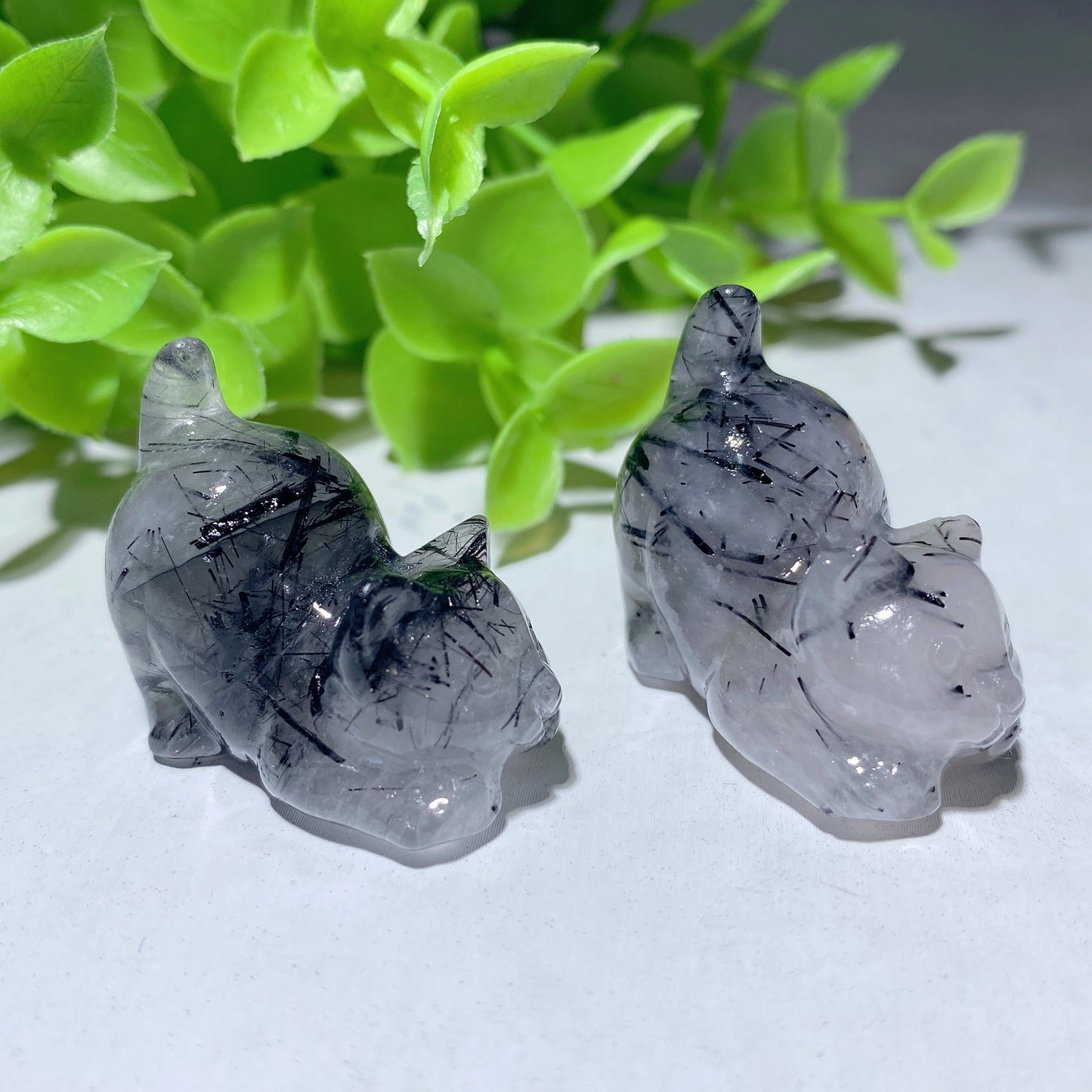 1.2"-1.7" Black Tourmaline Mini Carvings Crystal Healing Bulk Wholesale