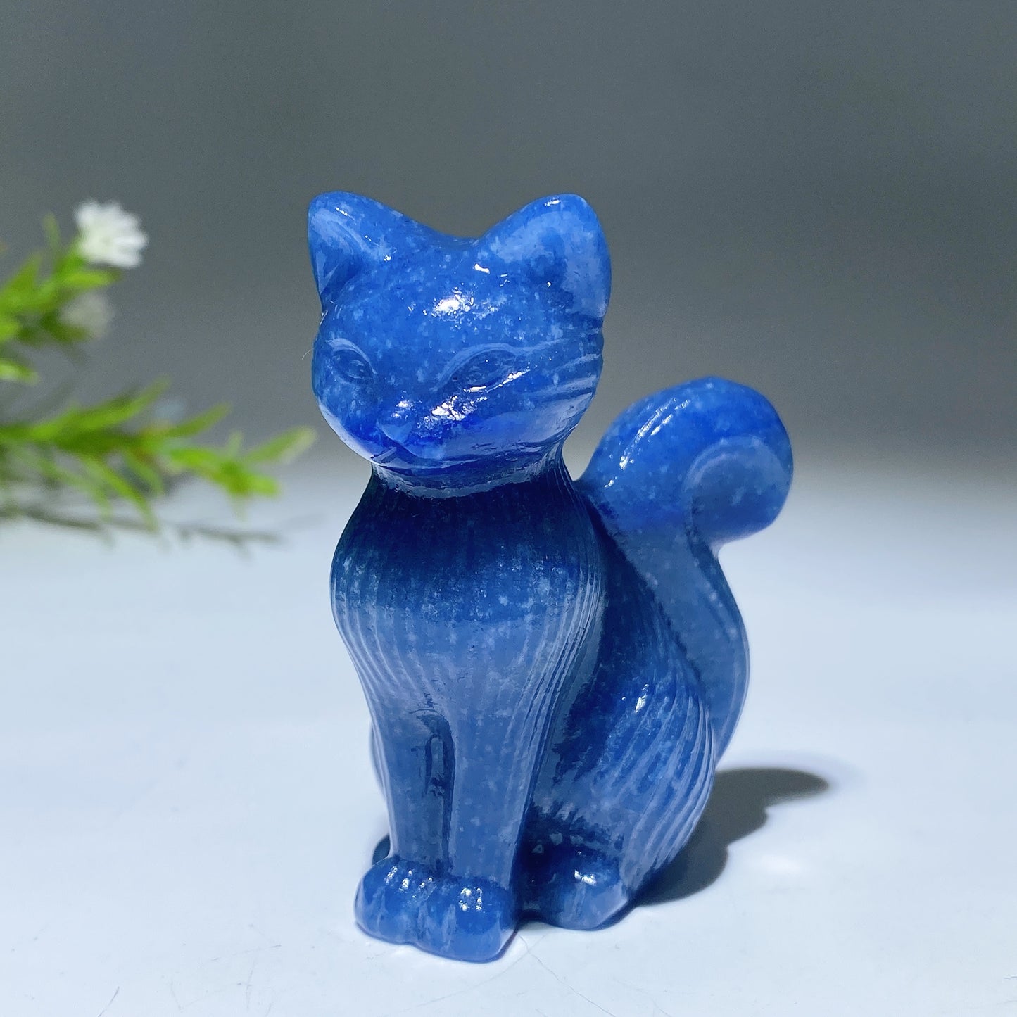 2.4" Crystal Cat Carving Crystal Healing Bulk Wholesale