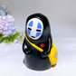 7cm Black Obsidian No-face Carving with Painting Crystal Healing Bulk Wholesale
