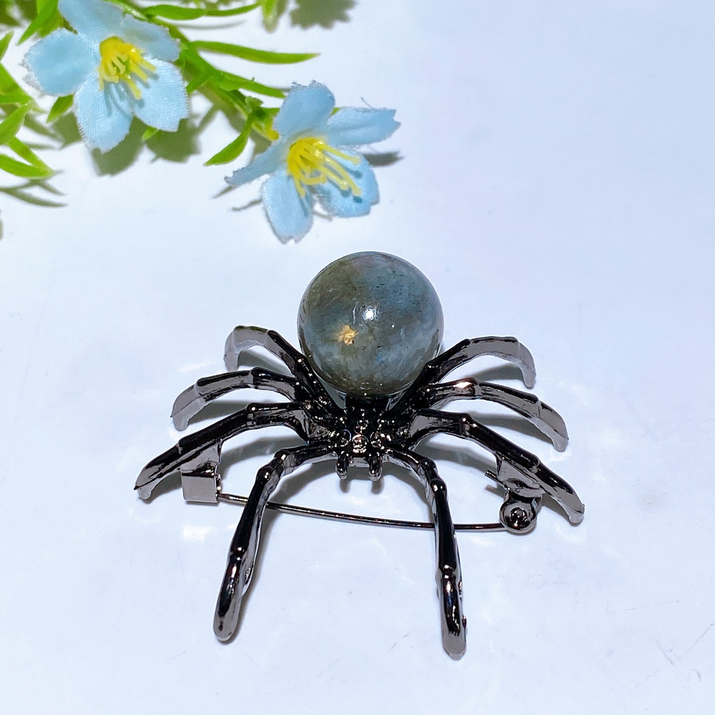 Crystal Spider Brooch Crystal Healing Bulk Wholesale
